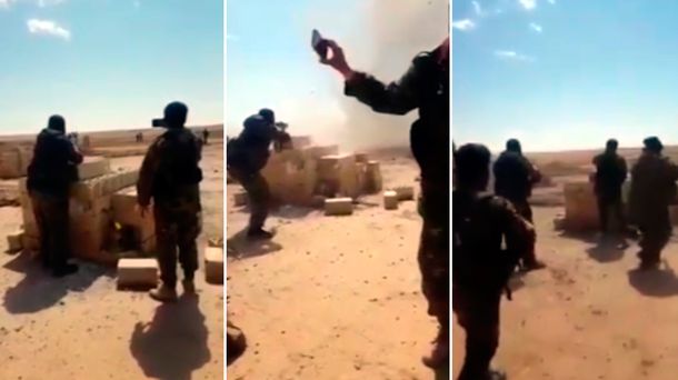 Terroristas de ISIS activaron sus chalecos en pleno control sirio