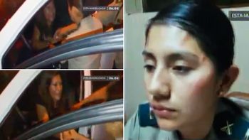 manejo borracha, mordio a una policia y choco un patrullero manejo borracha, mordio a una policia y choco un patrullero