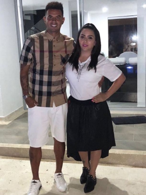 Edwin Cardona y su esposa - Crédito: Instagram e.cardona10