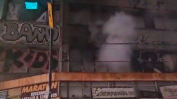 Fuego en un edificio de Almagro: debajo funcionaba una estación de servicio