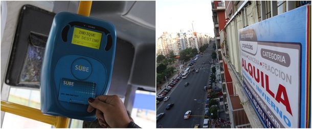 Transporte público y alquiler