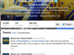 el twitter oficial de boca estallo contra angelici y macri
