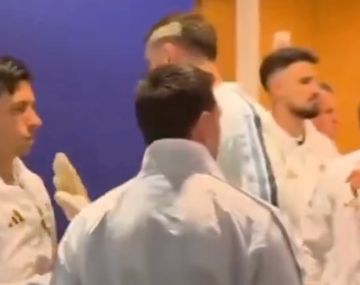 Lo que no se escuchó en el video de la arenga de Lionel Messi antes de la final