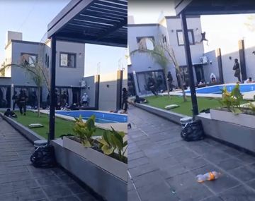 La foto que delató a la banda criminal de la pool party en la quinta de Lomas de Zamora