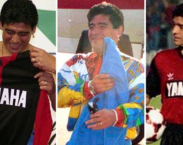 Las fotos inéditas de Maradona en Newells