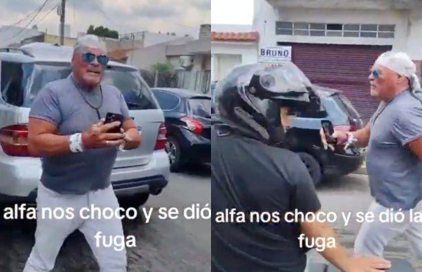 Violento episodio con Alfa de Gran Hermano en plena vía pública por un casi choque: Manejás como un anciano