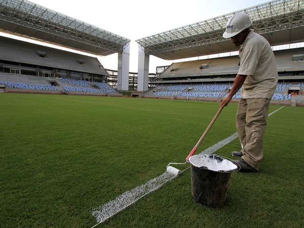Preocupación por el estado de varias canchas a dos días del Mundial