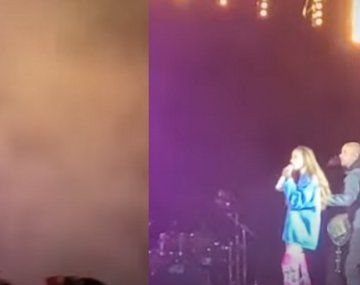 Incendio en un recital de Tini Stoessel