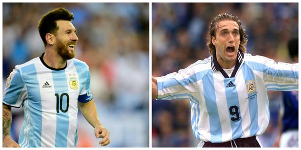 Gritalo con todo: los goles de Messi y Batistuta en la Selección argentina