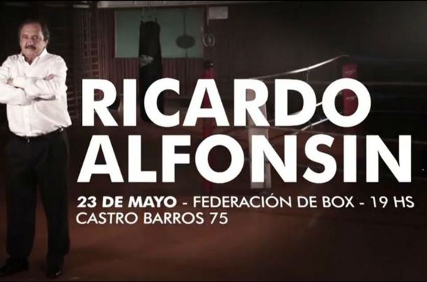 Ricardo Maravilla Alfonsín invita a pelear en octubre