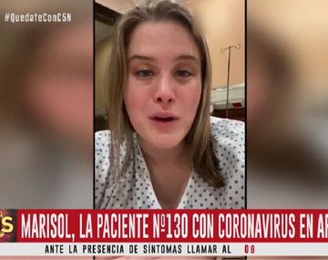 La paciente 130 con coronavirus en la Argentina.