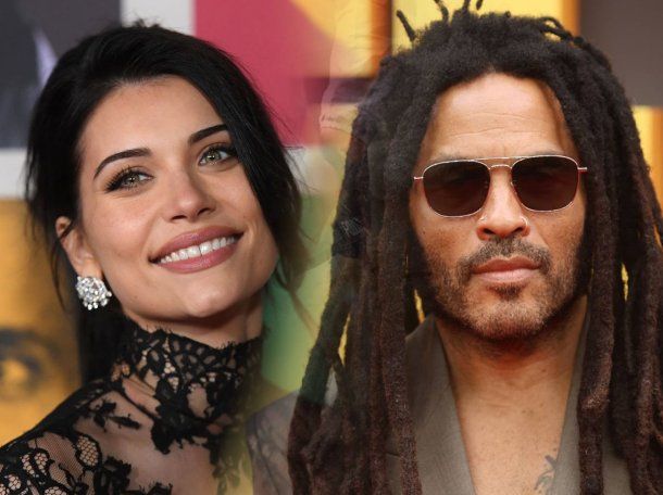 Eva De Dominici y Lenny Kravitz 