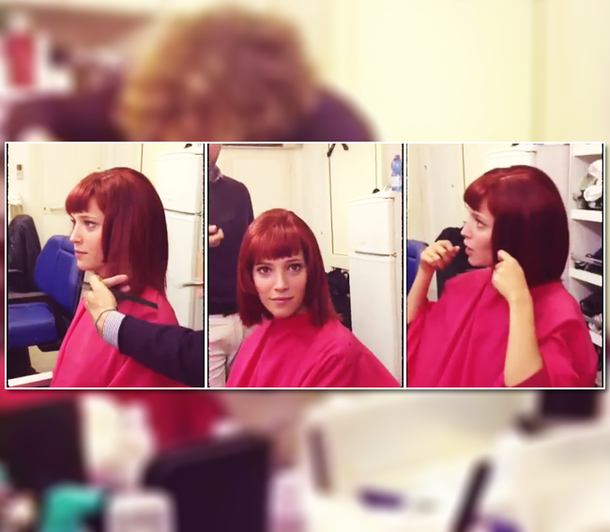 Luisana Lopilato sorprendió con un carré pelirrojo