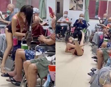 Escándalo: es viral un video con stripper en un asilo para ancianos