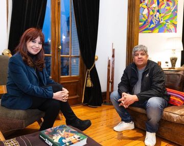 Cristina Kirchner sigue sumando apoyos: Pablo Moyano fue a visitarla