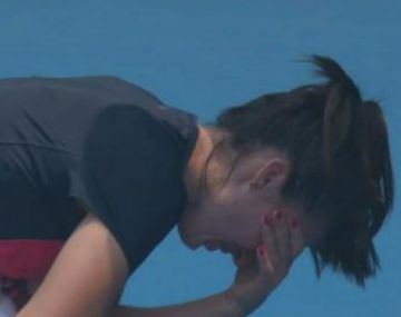 Susto en el Abierto de Australia: una tenista se descompuso y abandonó por el humo de los incendios