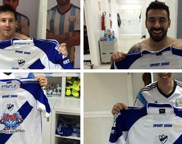 Los jugadores de la Selección festejaron los 100 años de un club del ascenso