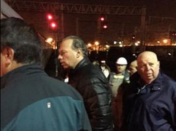 tras el choque de trenes, berni aseguro que no hay heridos de gravedad tras el choque de trenes, berni aseguro que no hay heridos de gravedad