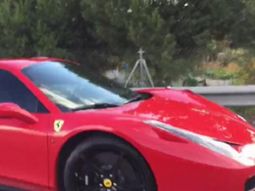 El vehículo del brasileño en el lugar del accidente El vehículo del brasileño en el lugar del accidente