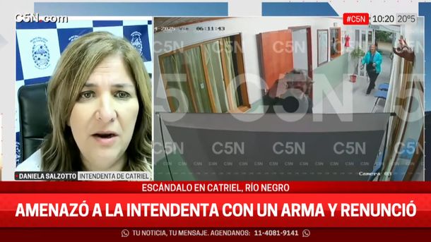 Habló la intendenta amenazada en Río Negro: No voy a aceptar ningún tipo de violencia