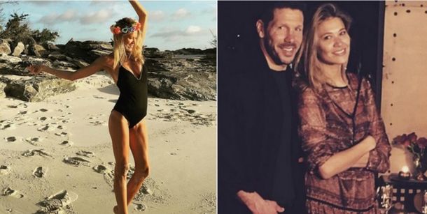El Cholo Simeone y su mujer disfrutan el embarazo: Celebrando la vida