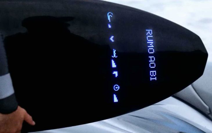 Una tabla de surf que puede recibir tuits