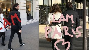 La China Suárez y Benjamín Vicuña, en París. La China Suárez y Benjamín Vicuña, en París.