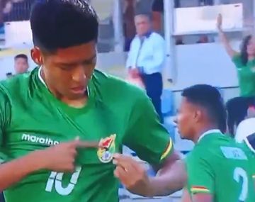 El particular festejo de un jugador del Sub 20 boliviano que reinvindicó Evo Morales