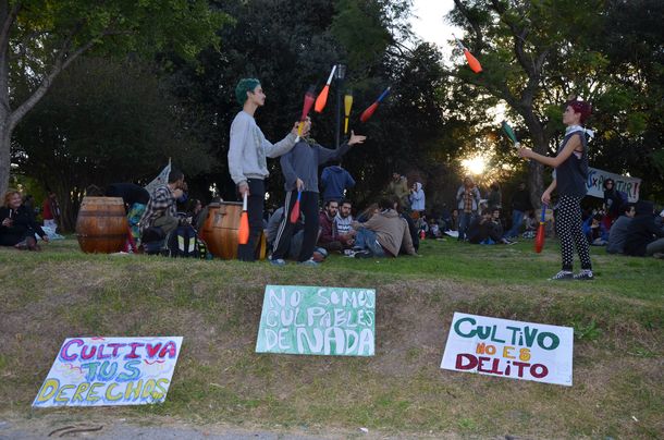 Las fotos de la marcha mundial de la marihuana en todo el país