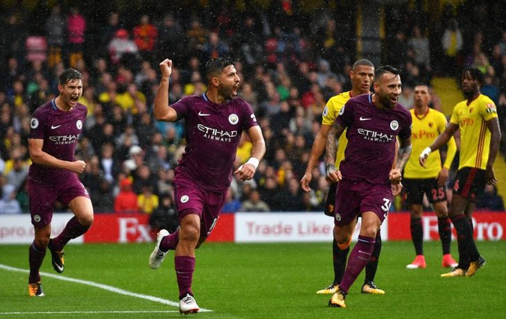 El Kun Agüero, unas de las figuras del fútbol inglés