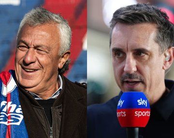Pedazo de tronco: Pipo Gorosito destrozó a Gary Neville para defender a los centrales argentinos