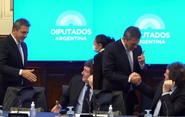 ¿Sergio Massa retó a Javier Milei en el Congreso?