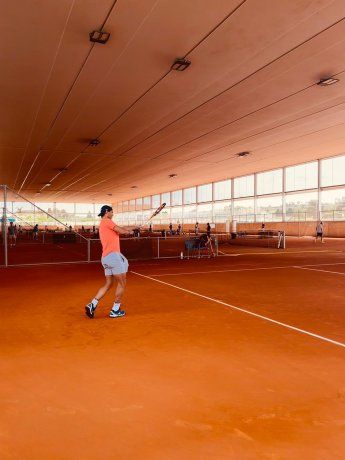Se ilusiona: Rafael Nadal volvió a entrenar después de un mes