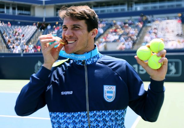 Facundo Bagnis se quedó con la medalla de oro en el tenis