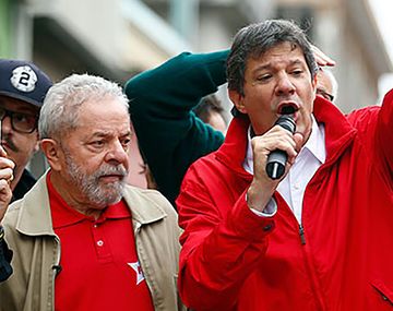 Lula Da Silva y Fernando Haddad