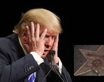 Esta vez sí que no quedó un sólo rastro de la estrella de Trump en el Paseo de la Fama de Hollywood