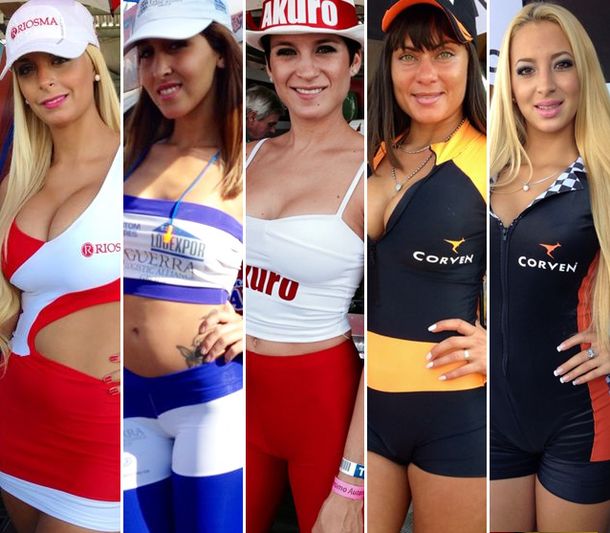 Las promotoras más lindas calientan la pista del Turismo Carretera en Concordia
