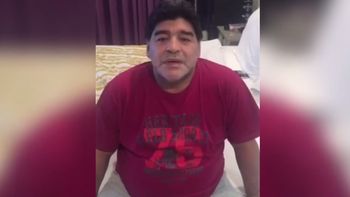 con todo: diego maradona apoyo a daniel angelici, a la 12 y cargo a river con todo: diego maradona apoyo a daniel angelici, a la 12 y cargo a river