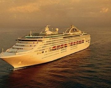 El Sea Princess debe viajar a oscuras