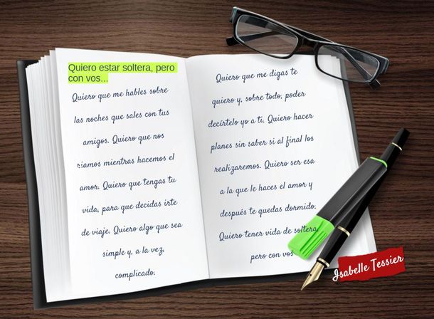 Quiero estar enamorada, pero vivir mi propia vida, dice la escritora de la carta viral