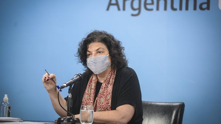 Carla Vizzotti recibió la primera dosis de la vacuna contra el coronavirus