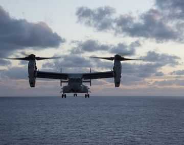 Se estrelló un avión de la marina estadounidense en Australia