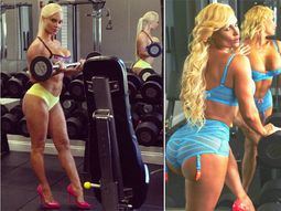 El sistema de Coco Austin para estar fresca en el gimnasio