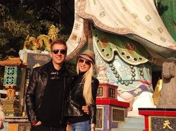 luli salazar y martin redrado disfrutan de su amor en china luli salazar y martin redrado disfrutan de su amor en china
