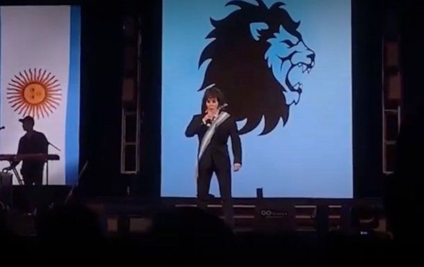 Fátima Florez imitó a Javier Milei en un show después de su separación
