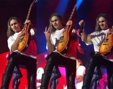 El insólito momento que vivió el cantante de Airbag con unas fans super atrevidas