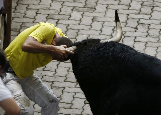 Cuatro heridos en un nuevo encierro de San Fermín