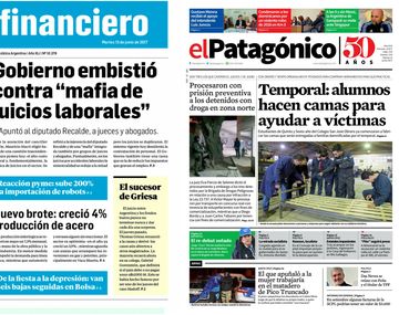 Tapas de diarios del martes 13 de junio de 2017