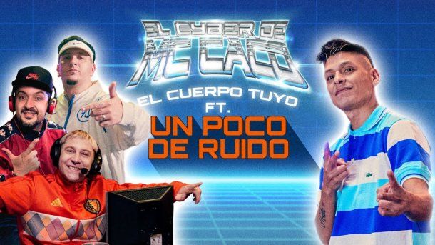 El cyber de MC Caco presentó El cuerpo tuyo junto a Un Poco de Ruido