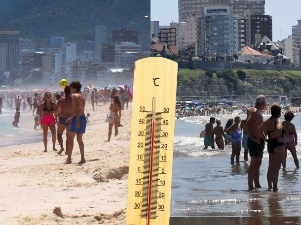 Sube la temperatura del agua en Mar del Plata. Sube la temperatura del agua en Mar del Plata.